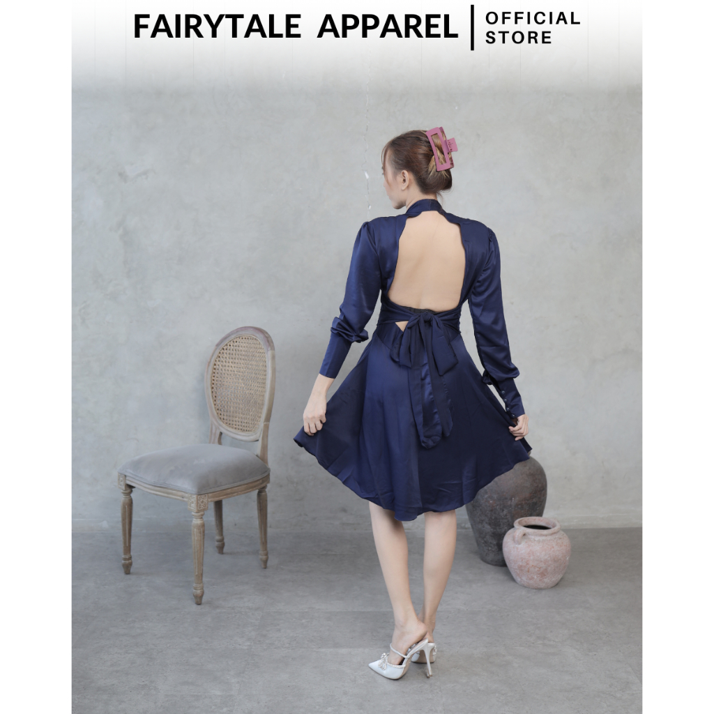 FAIRYTALE - AMARA PARTY DRESS SATIN / SEXY DRESS Wanita