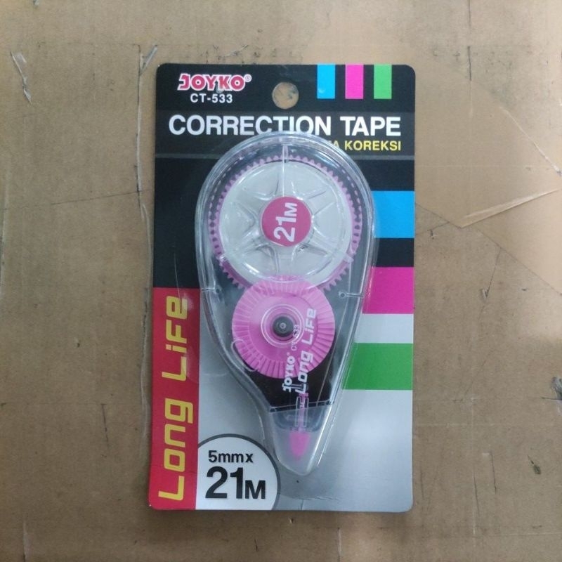 

Joyko CT-533 correction tape 5mm x 21 meter tipe x kertas joyko