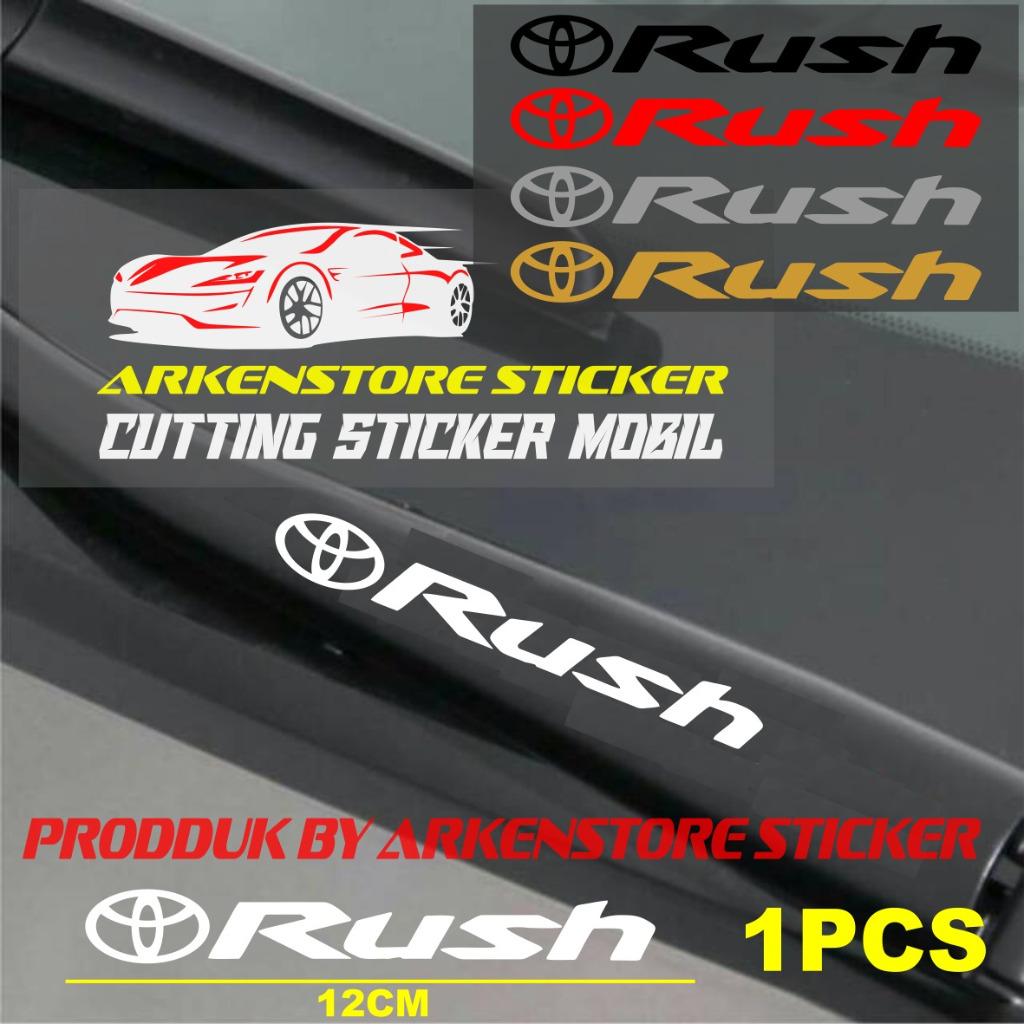 STICKER WIPER TALANG AIR MOBIL RUSH CUTTING STIKER WIPER TALANG AIR MOBIL TOYOTA RUSH