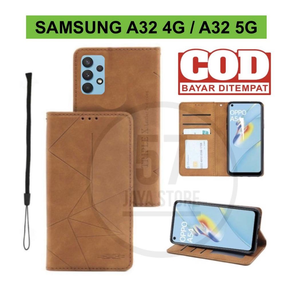 case samsung A32 4G / A32 5G flip case magnet PREMIUM