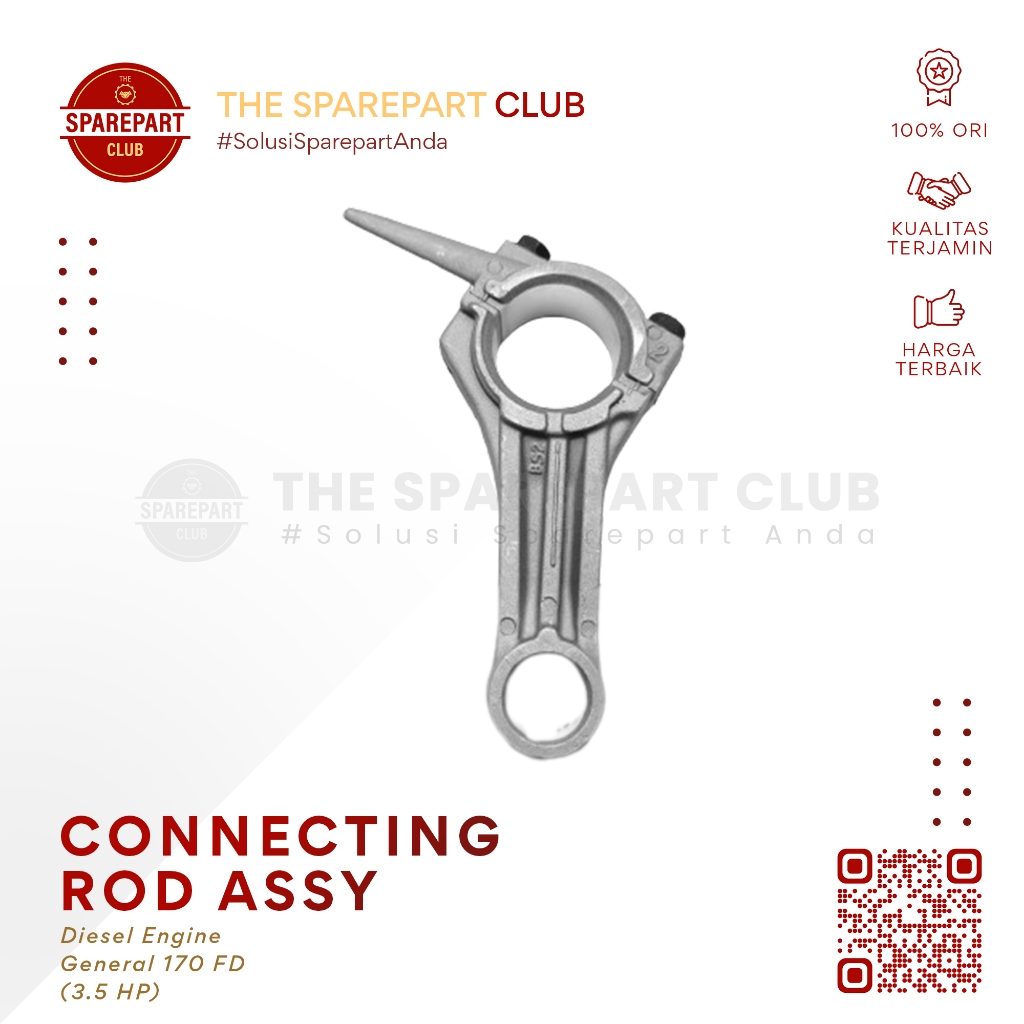 Stang Stand Seher Diesel Engine JD 170F 170 F General 170 FD - Connecting Rod Conrod