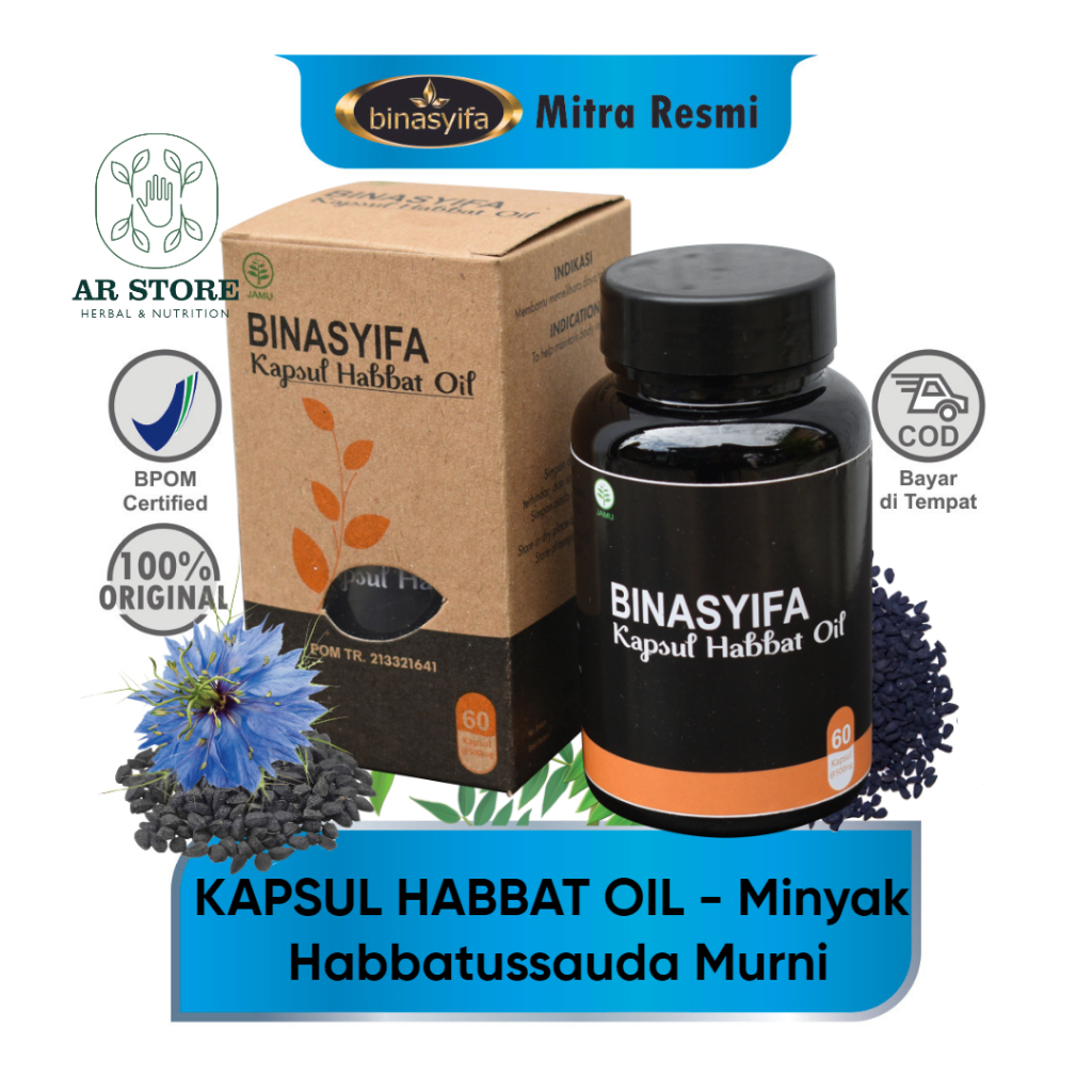 KAPSUL MINYAK HABBATUSAUDA - Minyak Habbatussauda Murni binasyifa