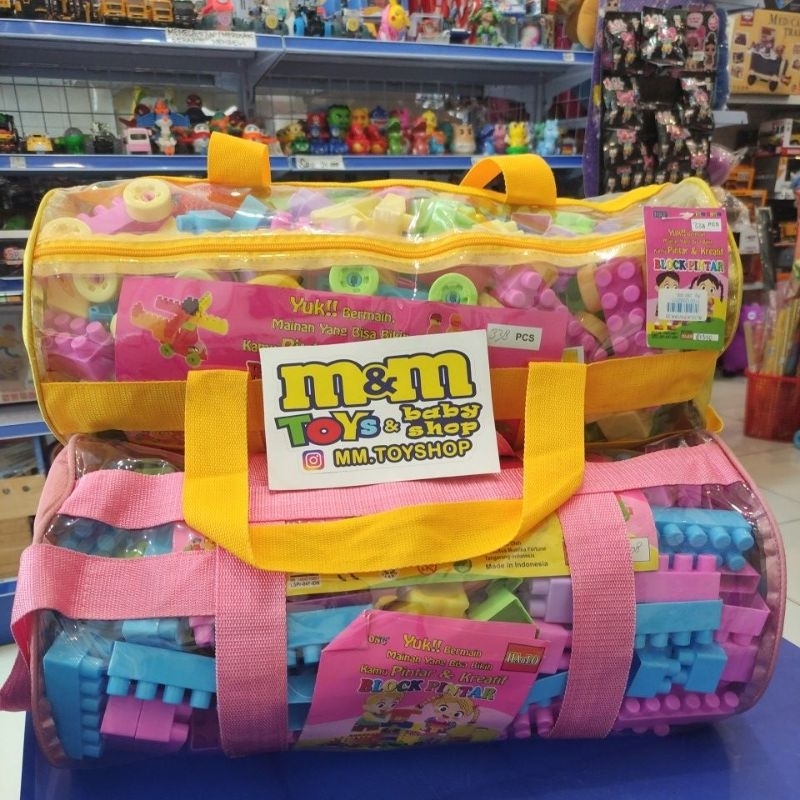 MAINAN ANAK BLOCK PINTAR ISI 338PCS