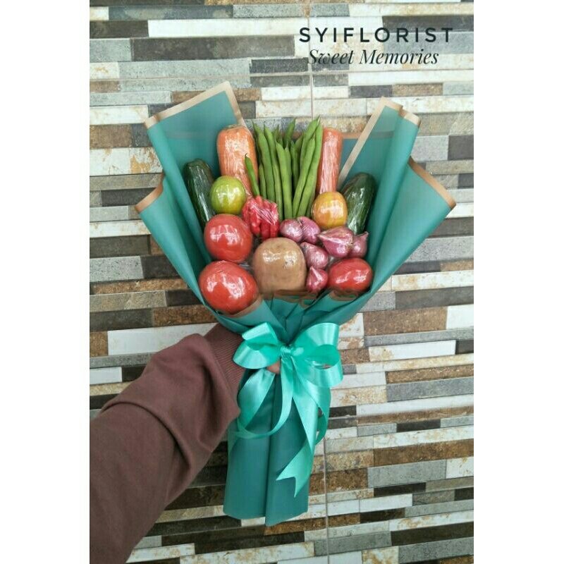 

BUKET SAYUR + BUMBU EKONOMIS WRAPPING CELLOPHANE UNTUK HADIAH WISUDA, ULTAH, VALENTINE, ANNIVERSARY, HARI IBU DLL