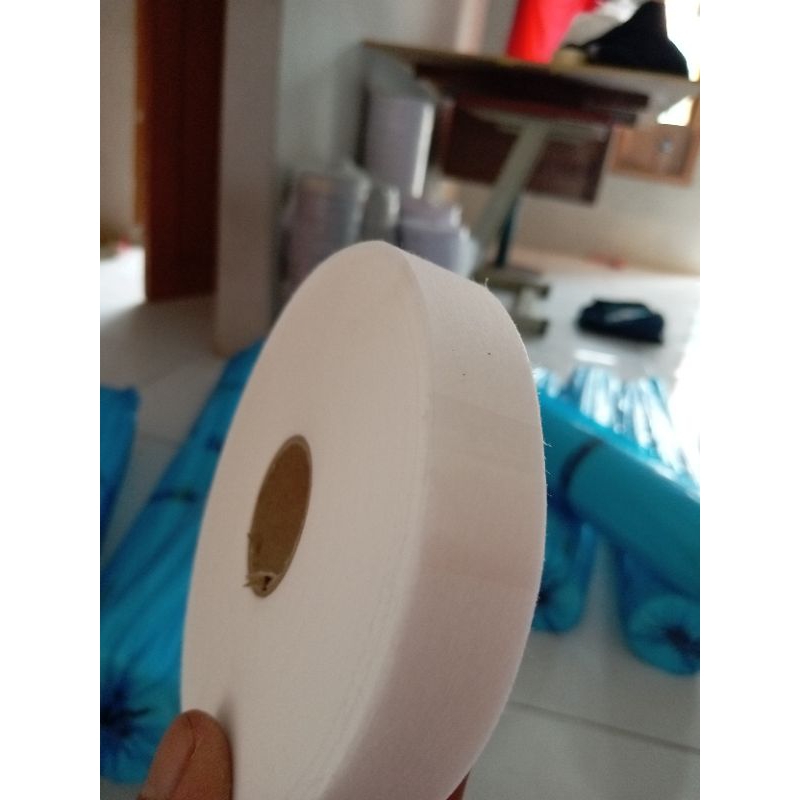 kain keras / kain kapas 15 f lem satu sisi/kain kapas potongan