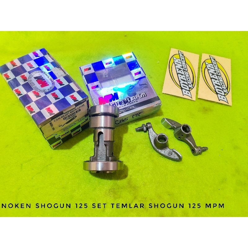 PAKET NOKEN AS CAM SHAFT SHOGUN 125 SET ROCKER ARM TEMLAR SHOGUN 125 MPM - BOYRENK RACING