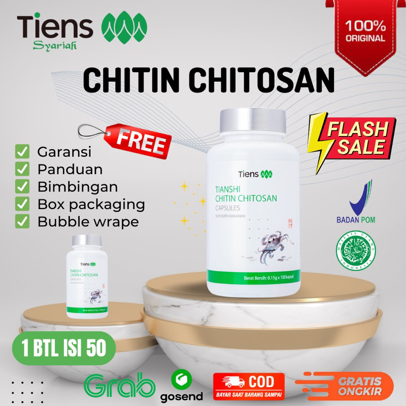 TIENS CHITIN CHITOSAN Original Segel Obat Diet Ampuh Halal dan BPOM Obat Maag Obat Asam Lambung Obat