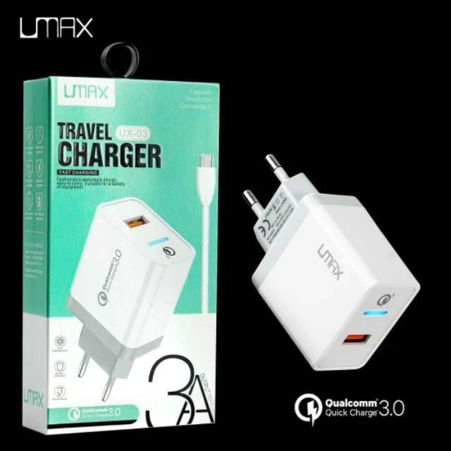 CHARGER UMAX UX-03 | CHARGER ORIGINAL | FAST CHARGING