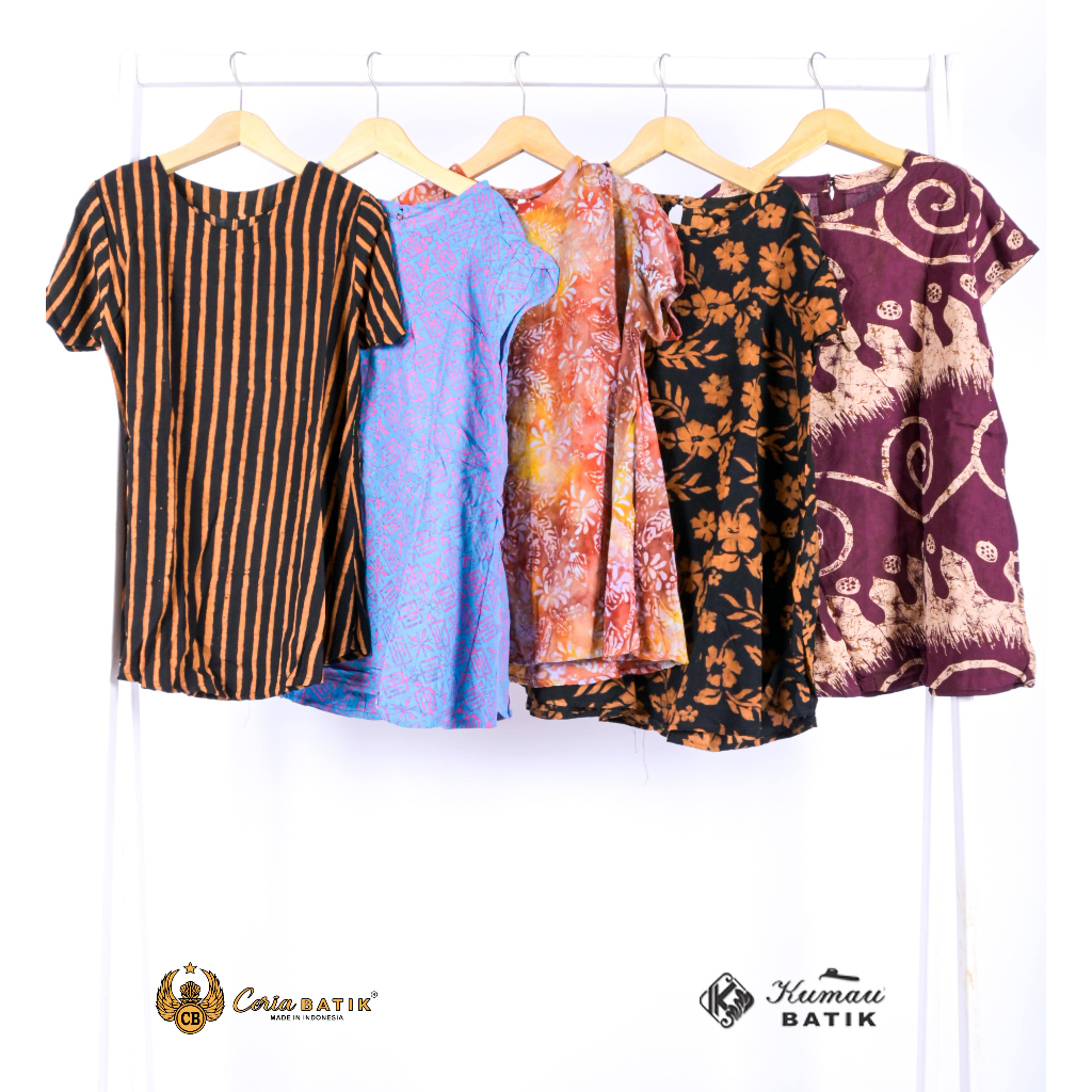 Daster Anak Usia 1 - 5 Tahun Rayon Premium Cap / Printing Brand Kumau Batik dan Ceria Batik