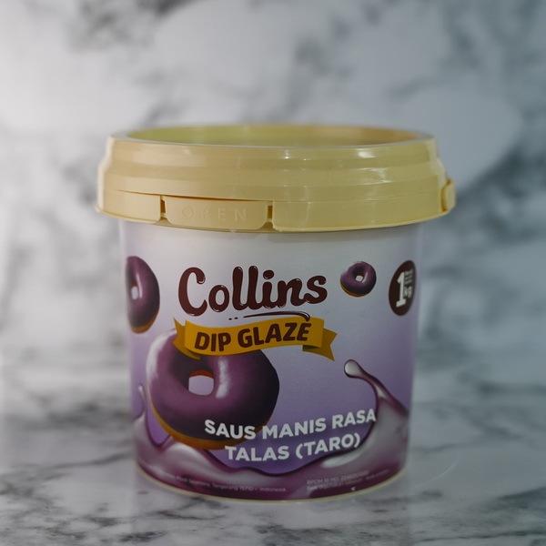 

COLLINS DIP GLAZE RASA TARO TALAS 1KG