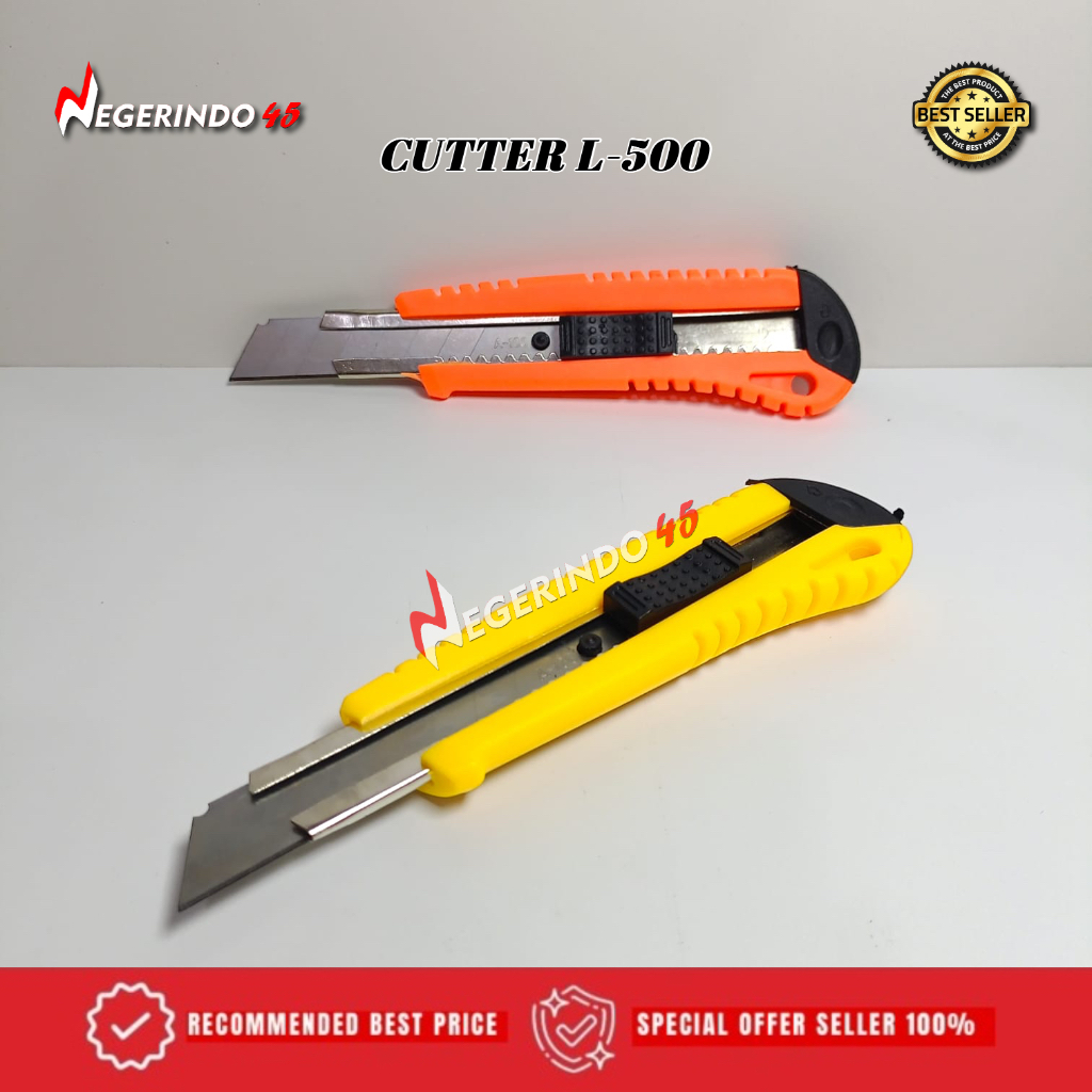 

CUTTER BESAR L-500 L500 PISAU KATER SILET PEMOTONG KERTAS IPW