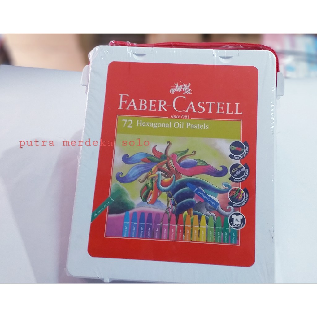 

Pastel / Crayon Faber 72 Warna , Oil Pastel Faber Castell 72 Warna Hexagonal Oil Pastel Faber Castell