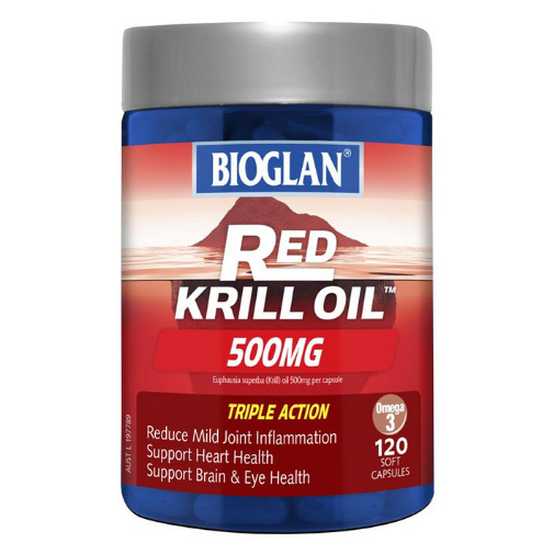 BIOGLAN Red Krill Oil 500 mg (120 soft capsules)