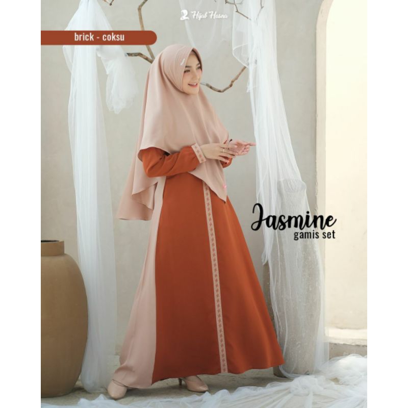 Gamis Couple Jasmine by Hasna hijab