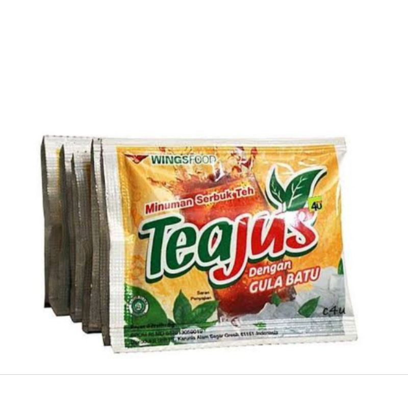 

teajus minuman serbuk instan rasa gula batu