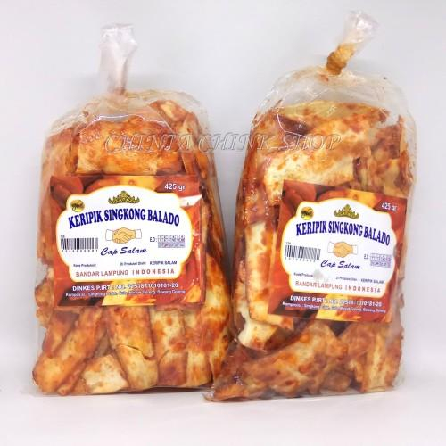 

Keripik Singkong Balado Cap SALAM Asli Lampung Kemasan 425g