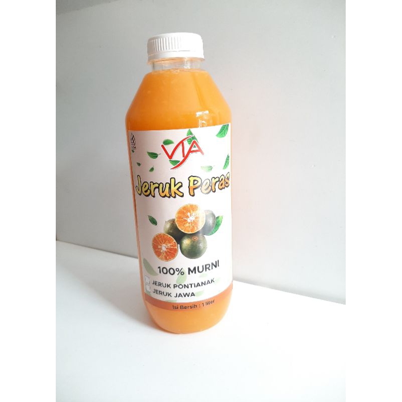 

1 Liter jeruk Peras jawa / pontianak 100% Murni