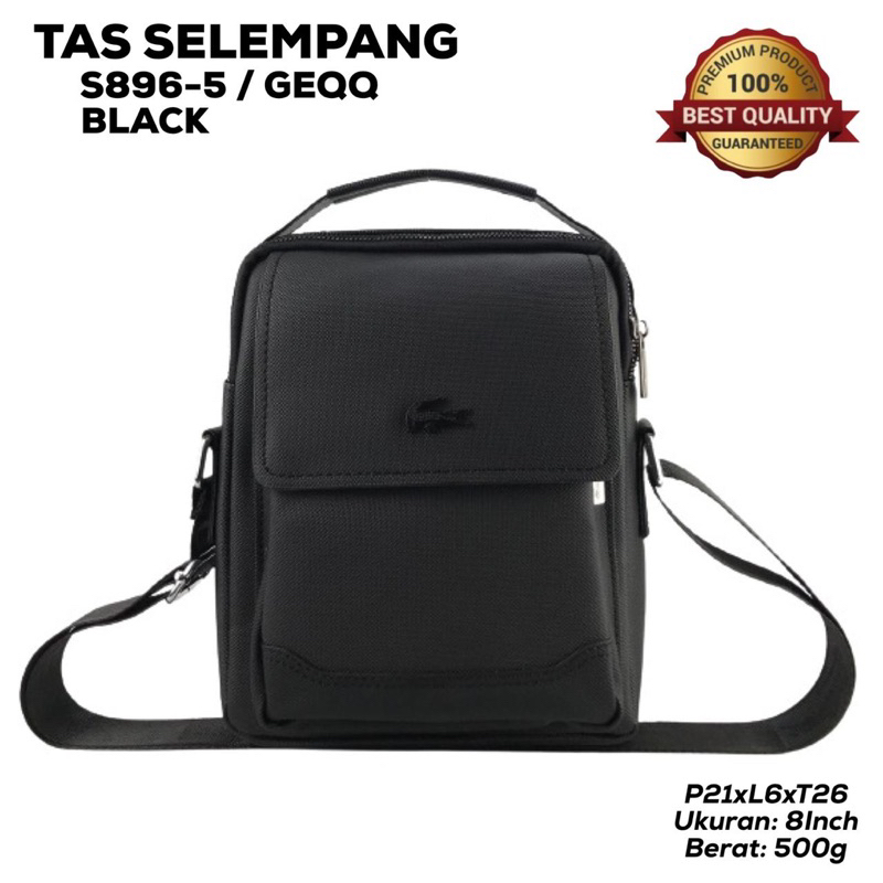 TAS SELEMPANG PRIA PREMIUM CROCODILE SEMI KULIT ANTI AIR S896-5#