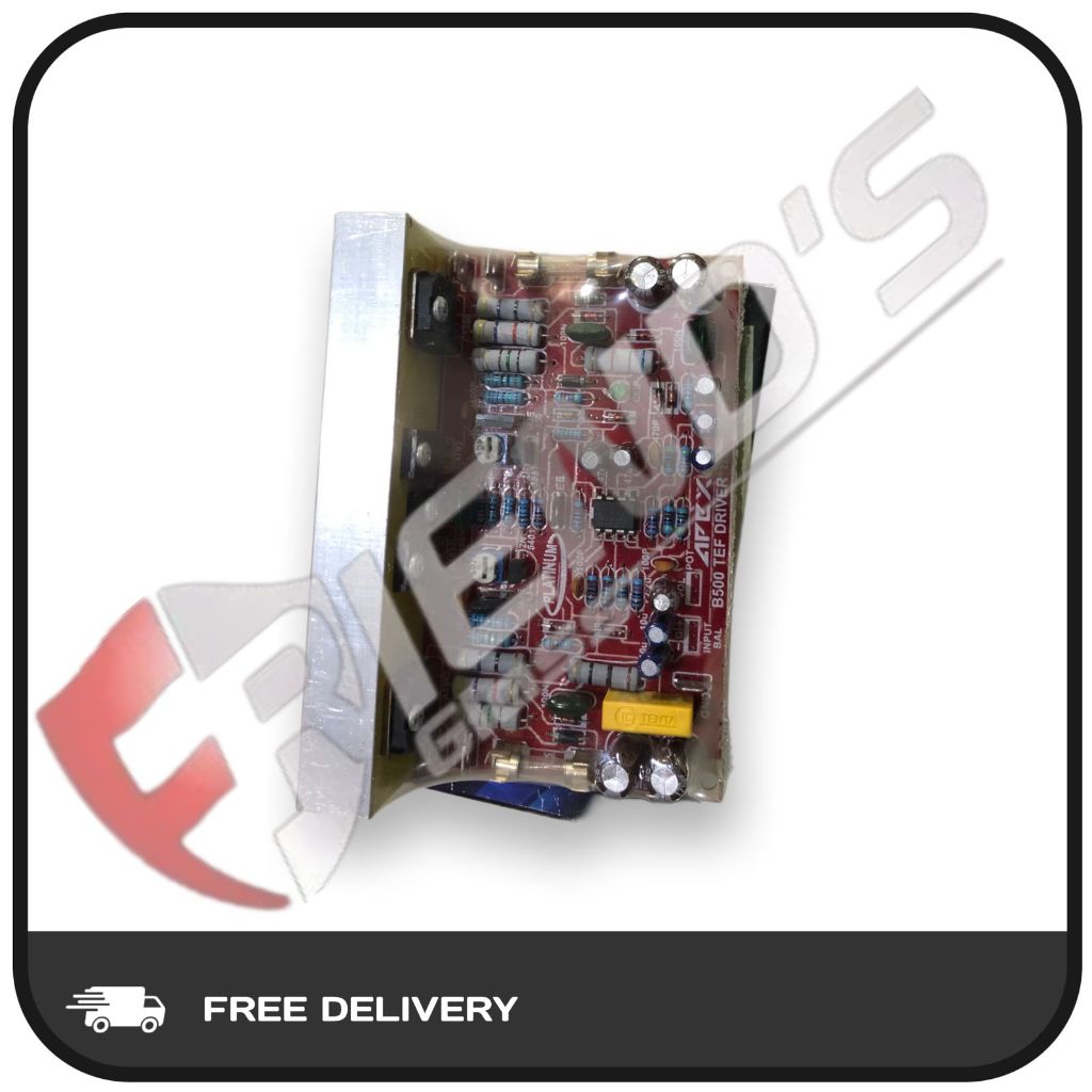 KIT DRIVER POWER AMPLIFIER APEX B500 TEF (MONO) PCB FIBER