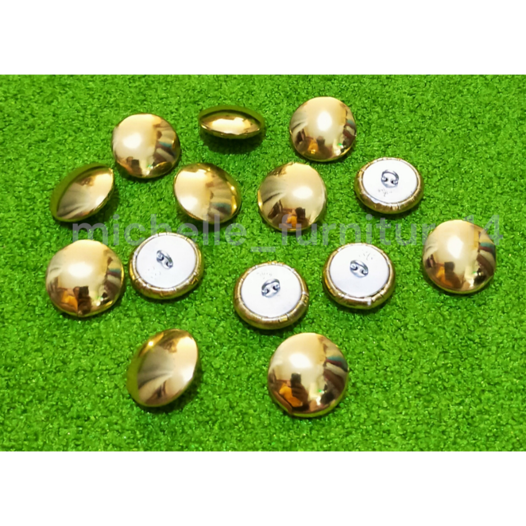 KANCING BUNGKUS GOLD / KANCING BUNGKUS EMAS UNTUK DIVAN & SOFA