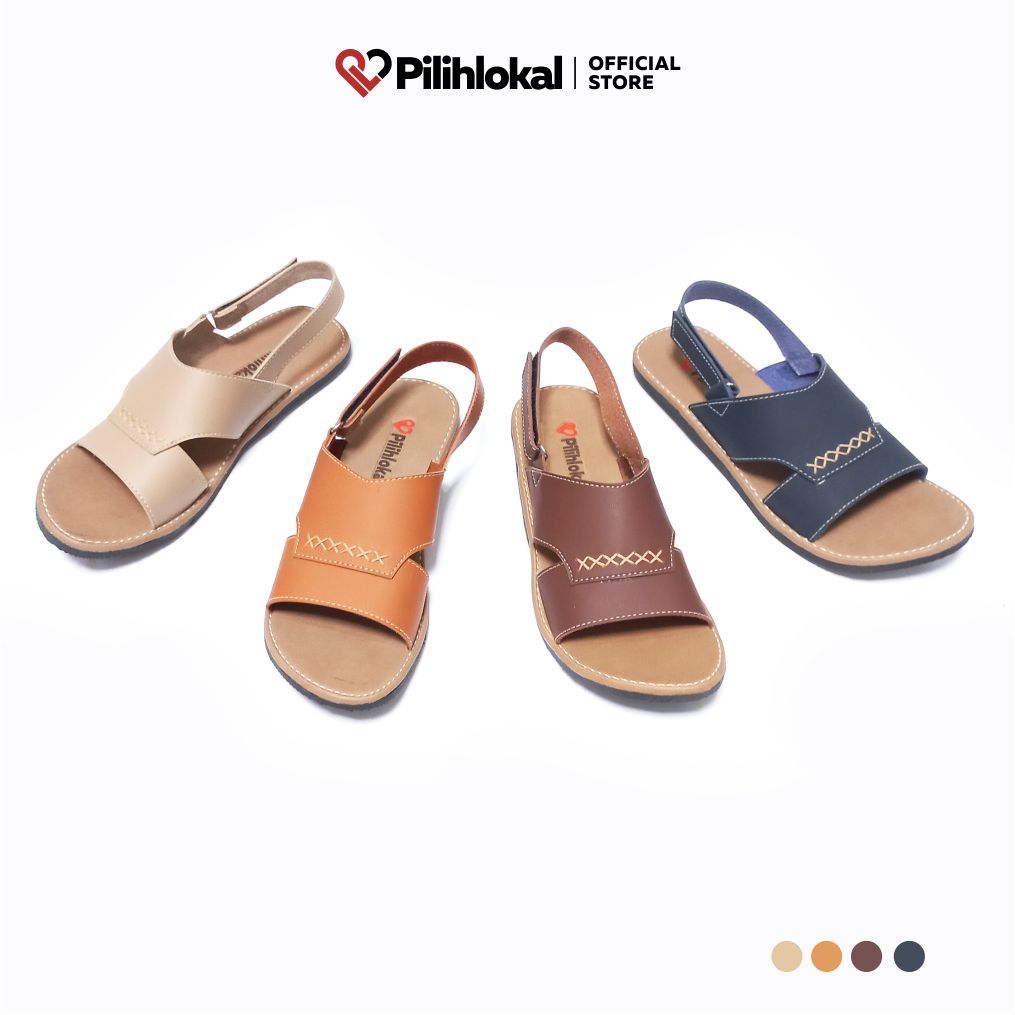 Pilihlokal - Vanka Sandal Sepatu Wanita Kekinian Slop Kokop Talincang Pesta Kondangan Cantik Terbaru