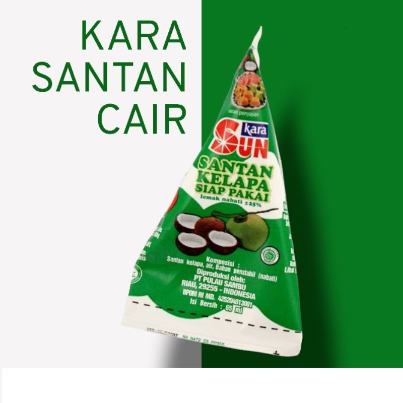 

SUN kara Santan Kelapa Siap Pakai 65 ml