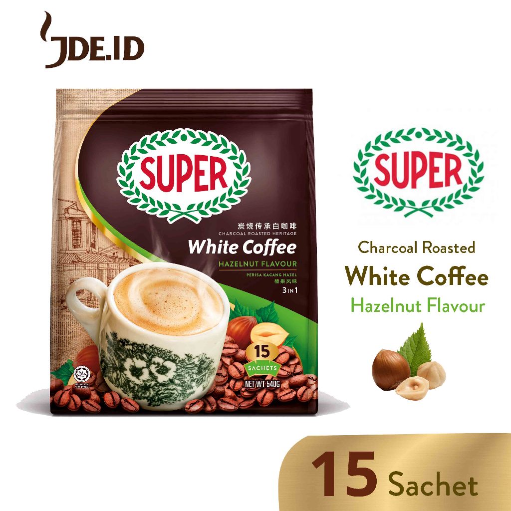 

Super White Coffee Hazelnut Charcoal Roasted 540 g