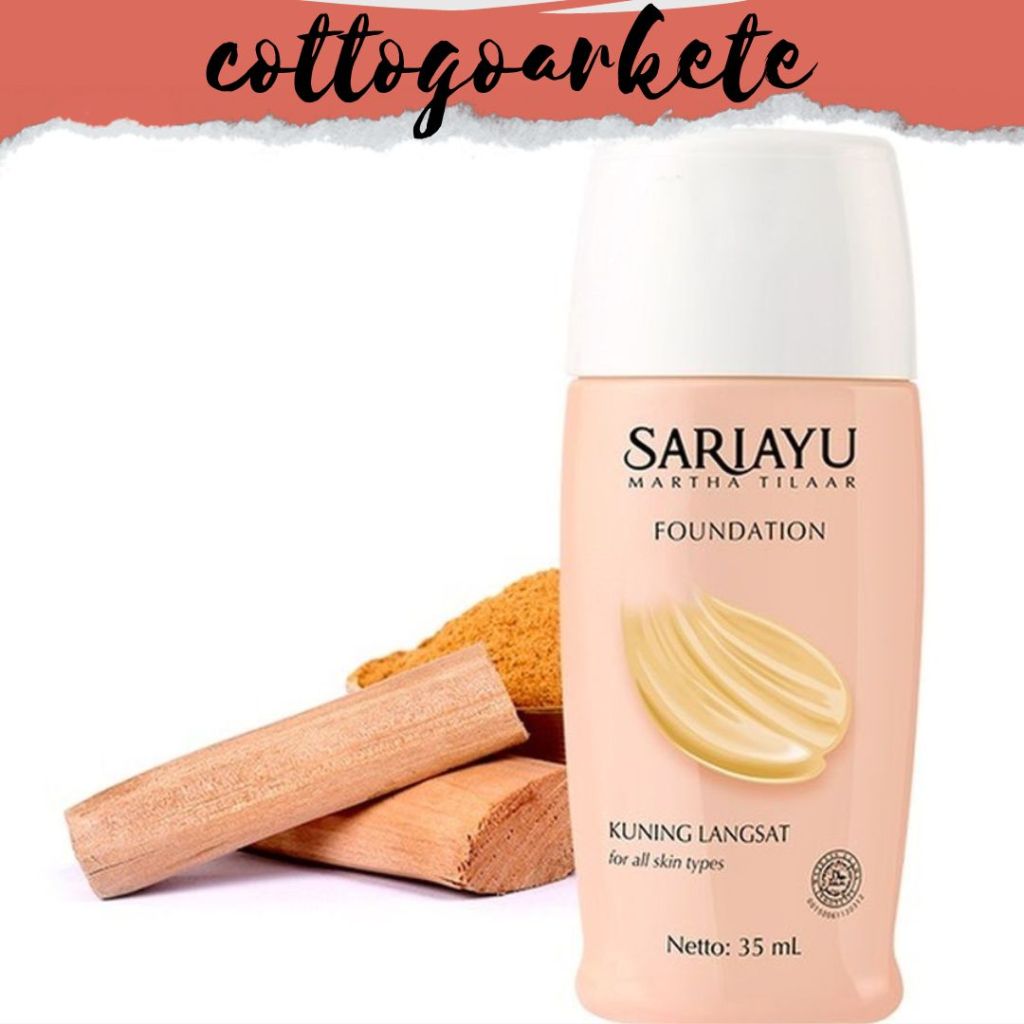 SARIAYU FOUNDATION KUNING LANGSAT|Sariayu Foundation Cair / Sariayu Alas Bedak Cair