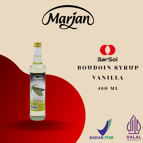 

Marjan Syrup Boudoin Vanilla 460 Ml - Barsol Indonesia