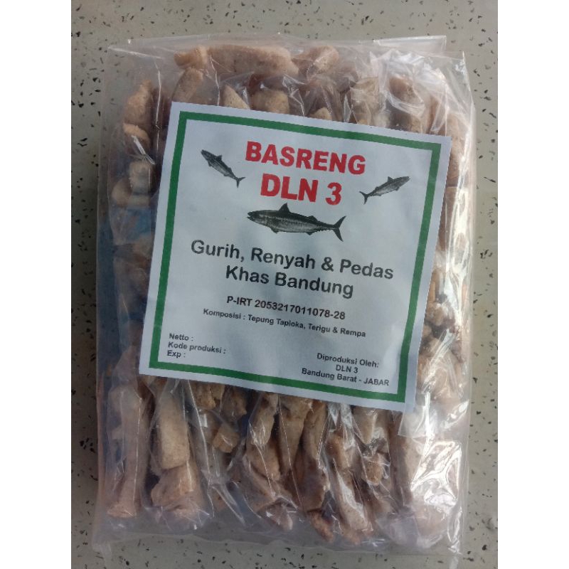 

Basreng DLN 3 / Basreng Bandung 1 pack isi 25
