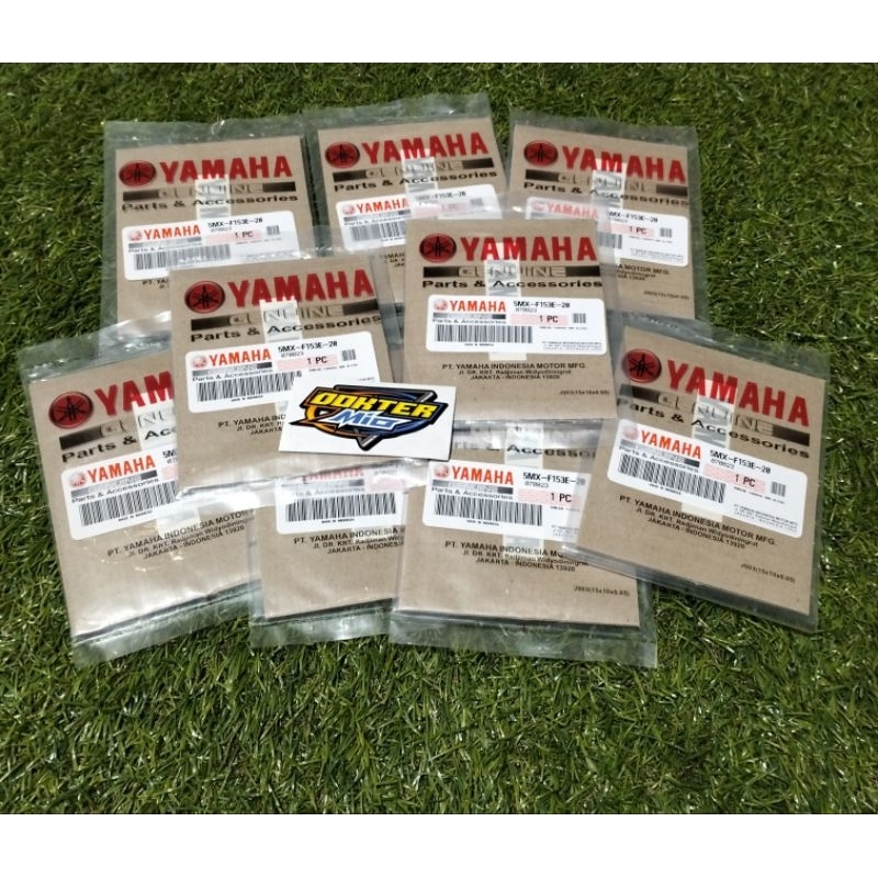 Sticker sambungn body Nouvo Lele warna abu-abu atau silver Original