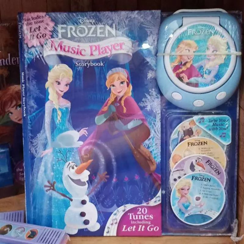 Soundbook music player storybook Frozen preloved