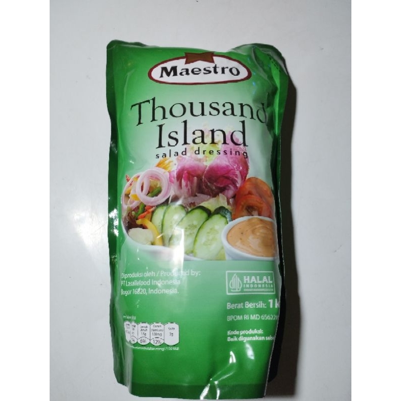 

MAESTRO thousand island salad dressing berat 1kg