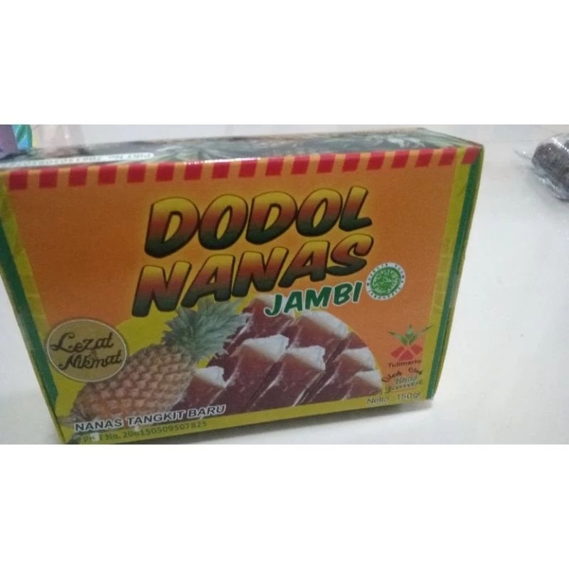 

Dodol nanas/kue keranjang/wajit/jenang/lempok/gelinak/nian gao oleh2 khas jambi 150 GRAM