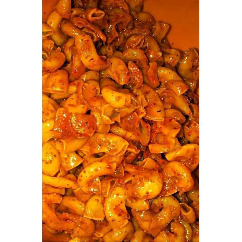

Makaroni cikruh pedas daun jeruk 250gr cikruh bumbunya