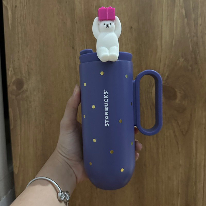 Tumbler Starbucks Holiday Mug Wrapping Gift Bear Christmas Holiday Edition 2021 Purple Starbucks Bea