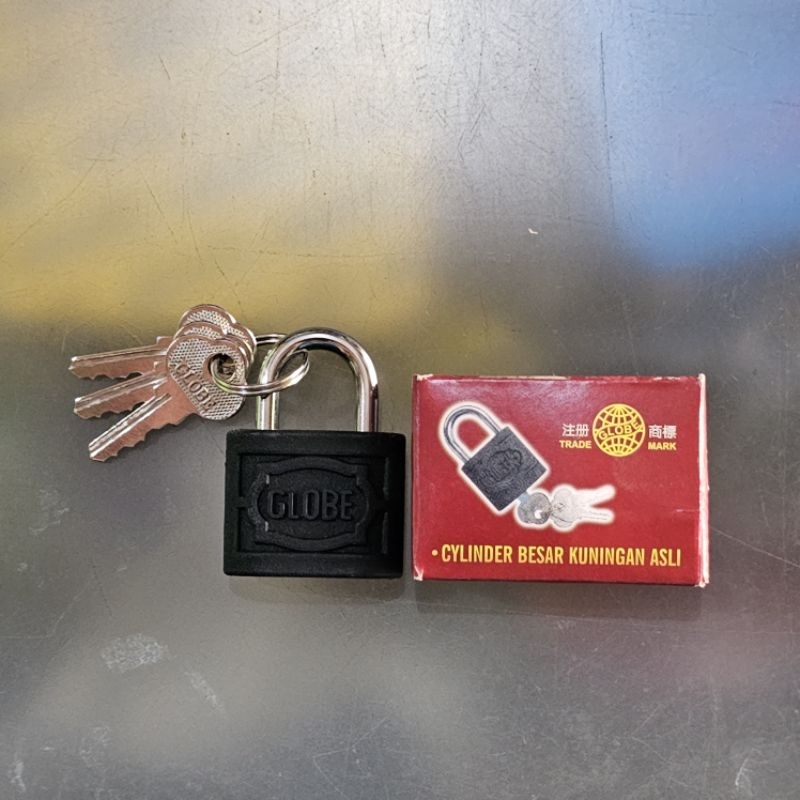 Gembok Hitam 25mm Globe Gembok Globe 25 MM