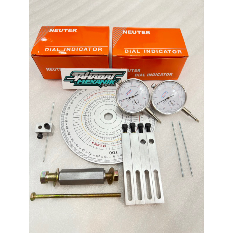 

busur derajat busurset dial set dial indikator dayel indicator wheel degree rotor