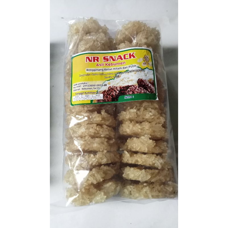 

Rengginang Mentah NR Snack Kebumen | Rengginang Ketan Hitam & Putih