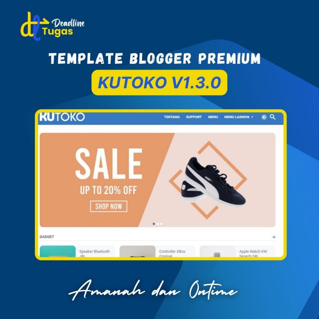 Template Blogger Premium KuToko Toko Online
