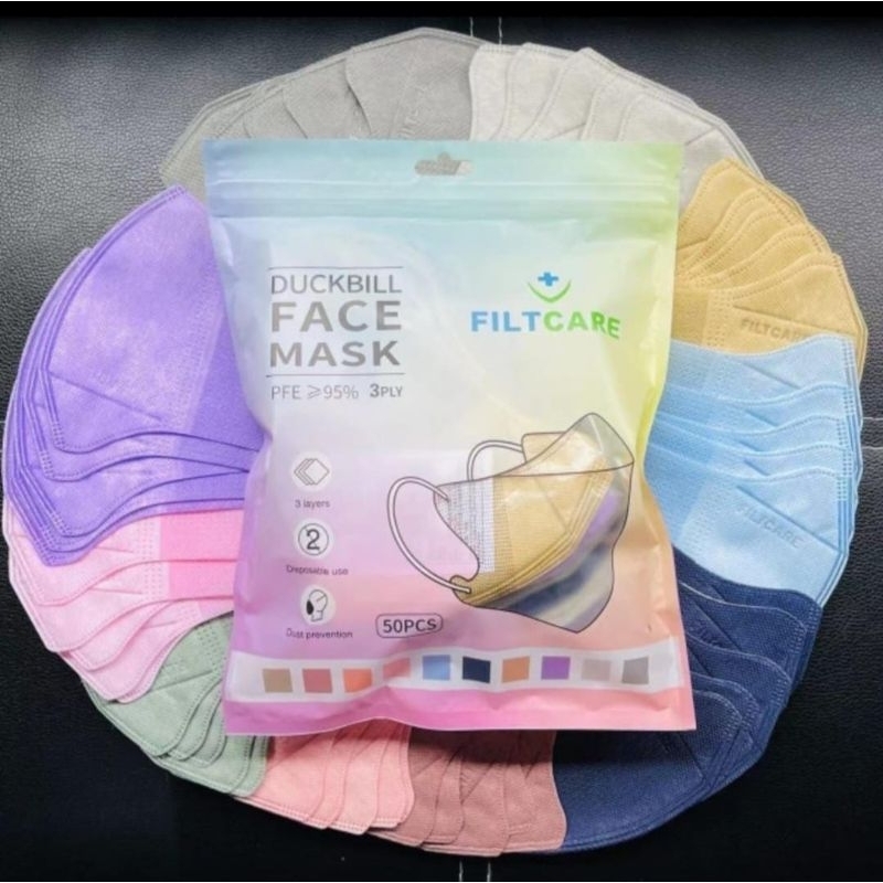 Masker duckbill careindo mix isi 50