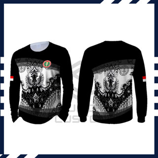 Baju Kaos PGRI Pria Dewasa // Batik Pgri // Baju Kaos Pria Lengan Panjang