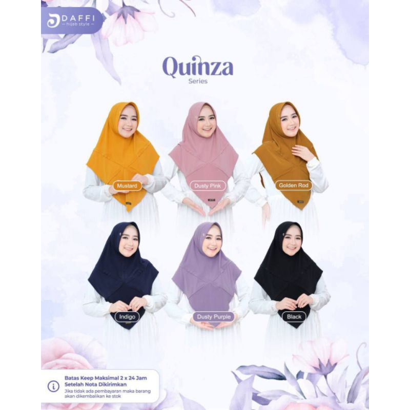 DAFFI - quinza series - daffi quinza - hijab daffi - quinza daffi - hijab instan