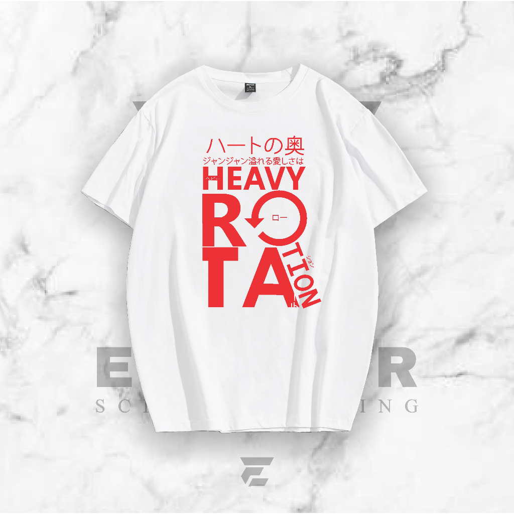 Ewiger - Kaos JKT48 HEAVY ROTATION - Kaos Oblong Pria Wanita