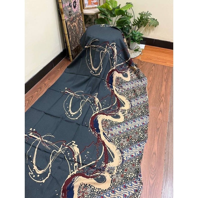 Kain Dobby Batik Solo motif abstrak