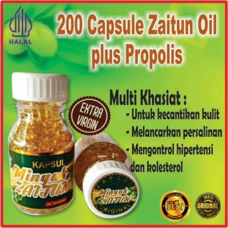 kapsul minyak zaitun/kapsul zaitun isi 200/kapsul zaitun exstra virgin