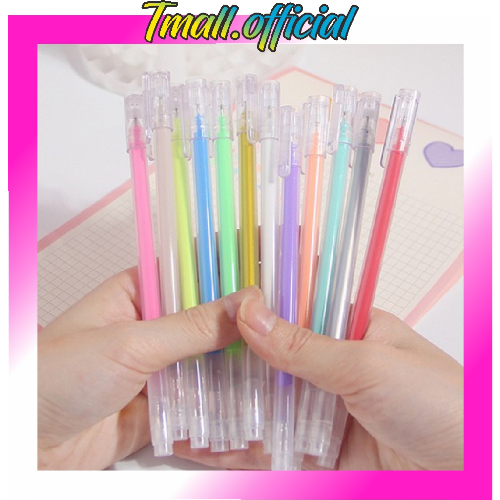 

❄ TMALL ❄ Pulpen Gel 0.5MM Warna Warni / Colour GEL PEN WARNA 0.50MM S097