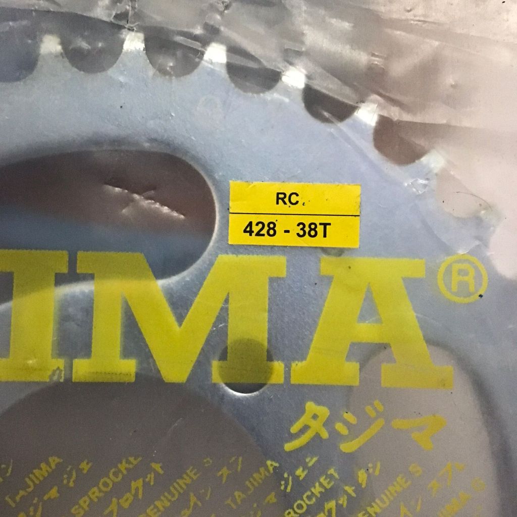 GIR GEAR BELAKANG SUZUKI RC SHOGUN SMASH SATRIA FU 428-38T,39T,40T,43T TAJIMA