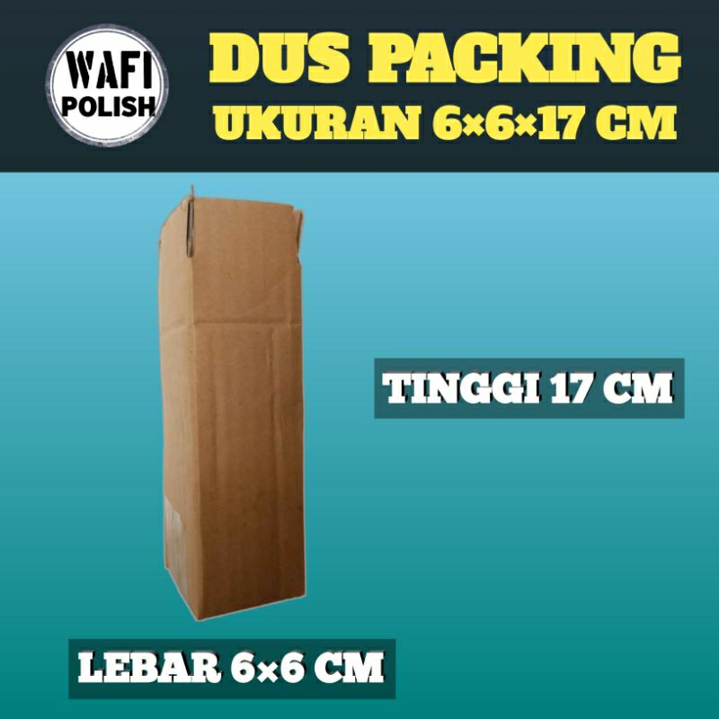 

KARDUS POLOS UK 6×6×17 CM UNTUK KEMASAN BOTOL