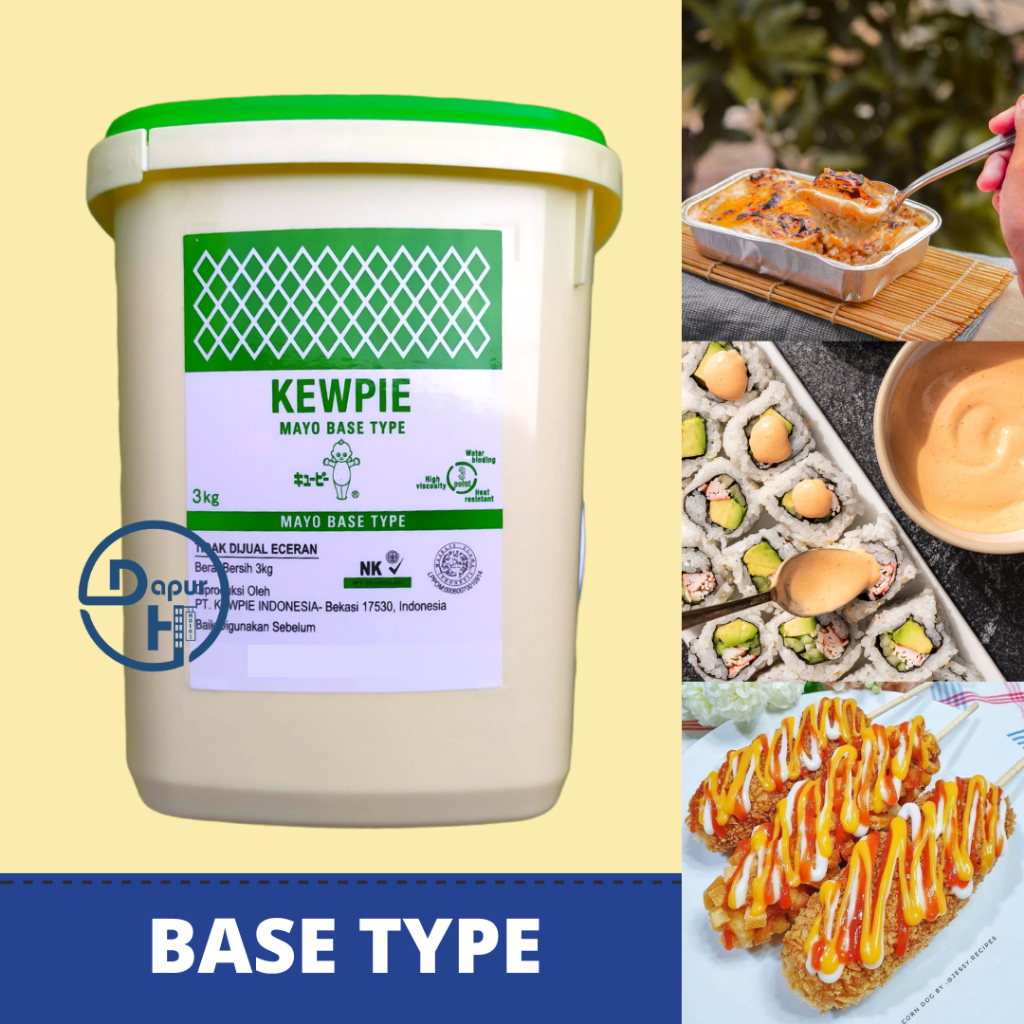 

KEWPIE Mayo Base Type Mayo 3 Kg │ Mayonnaise-